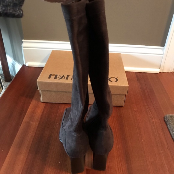 Franco Sarto Brown Suede Boots - Picture 6 of 6